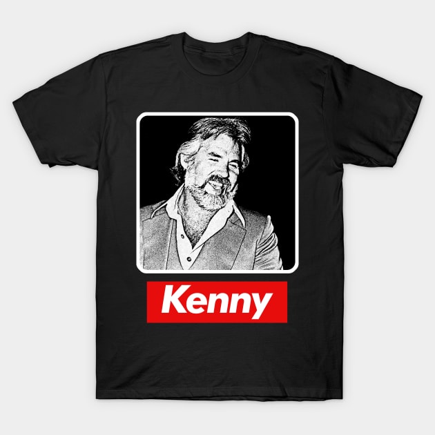 Kenny Rogers / Retro Fan Design T-Shirt by DankFutura